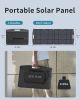 Solar Panel, Foldable Portable Solar Panel Battery Charger Kit with Adjustable Kickstand, Wire Storage Bag, MC4 Cable, IP67 Waterproof for Portable Po