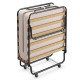 Portable Folding Bed with Memory Foam Mattress and Sturdy Metal Frame Made in Italy